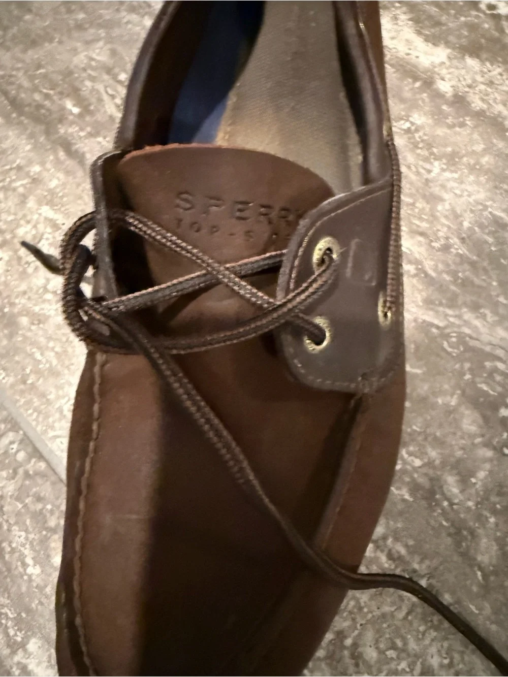 Sperry Men's Brown Leather Boat Shoes